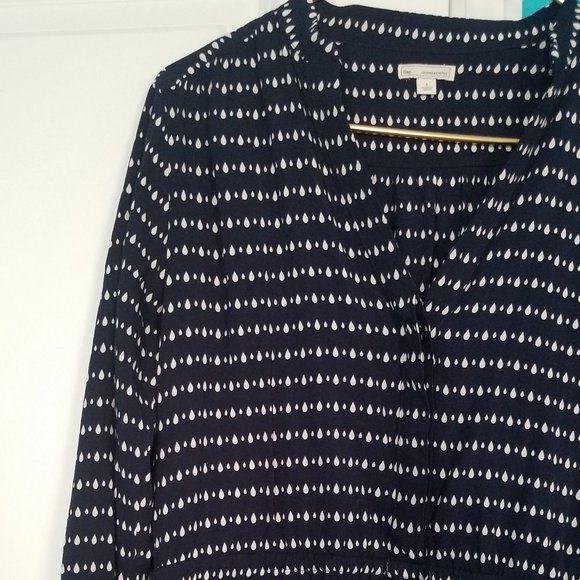Nice Gap Blue and White Dress with Rain Drop pattern, Size Small - Picture 3 of 11